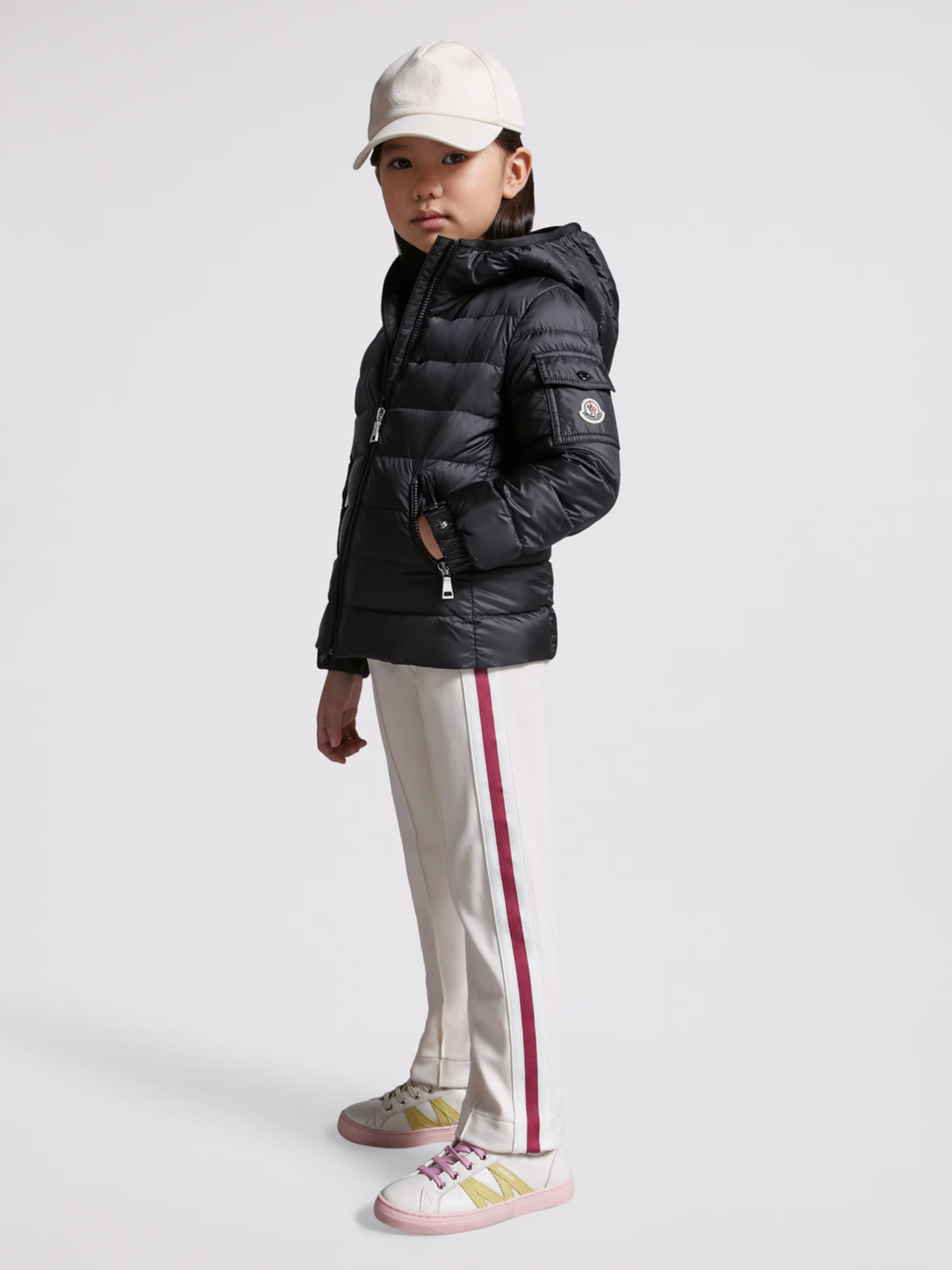 Moncler Enfant Girls Down Padded Gles Jacket in Black