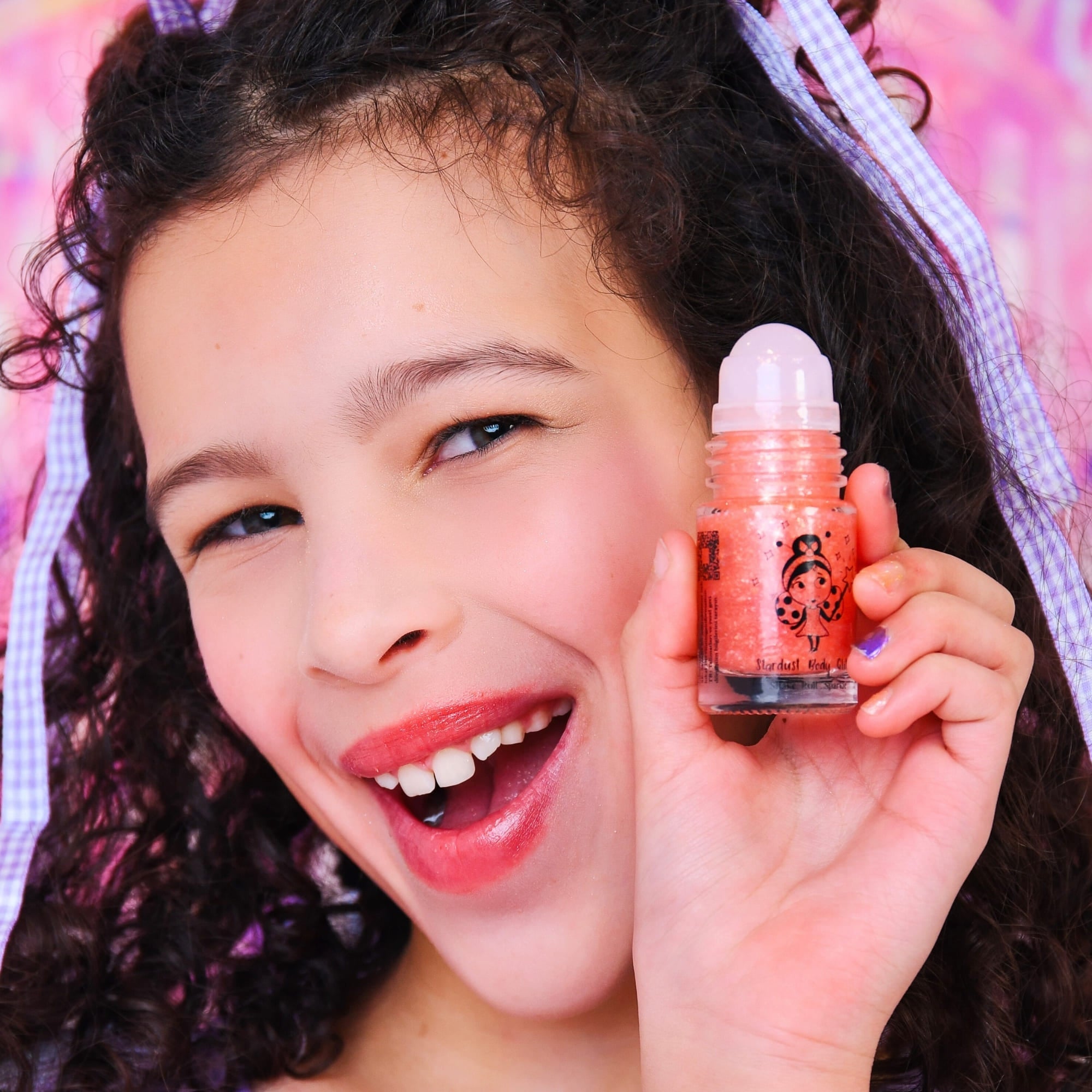 ميس نيللا - جليتر جسم رول أون بلانيت بينك