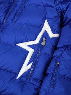 Perfect Moment Kids Super Mojo Down Puffer Jacket in Blue