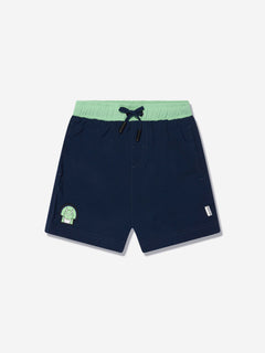 Roarsome Boys Spike The Dinosaur Swim Shorts in Navy