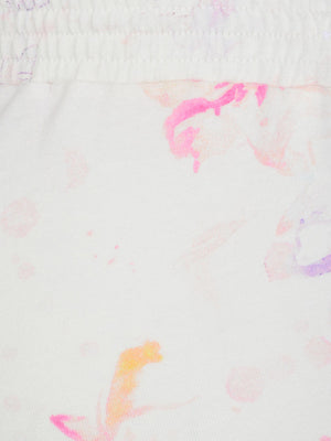 Roberto Cavalli Girls & Pink Floral Print Leggings