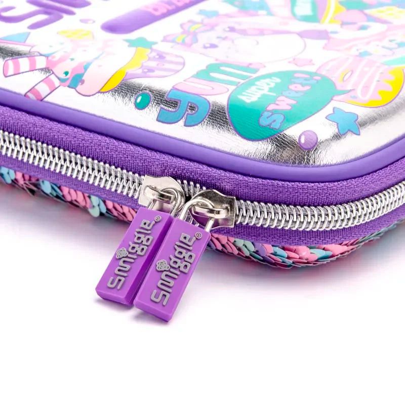 Smiggle - Super Sweet Hardtop Kalem Kutusu-Dinossi