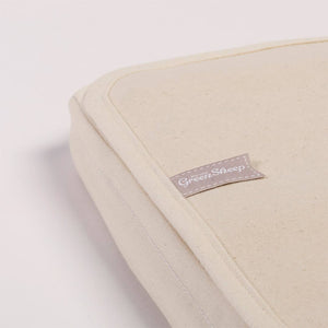 The Little Green Sheep - Large Crib Natural Mattress Protector - 83x50cm-Mattress Protectors- | Natural Baby Shower