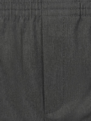Zeco Boys School Full Elastic Pull Up Trousers in Grey
