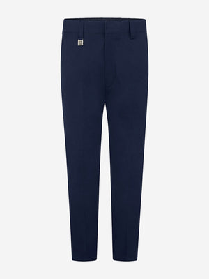 Zeco Boys School Slim Fit Trousers in Navy