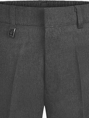 Zeco Boys School Standard Fit Trousers in Grey