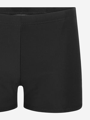 Zeco Boys School Elastane Swimming Shorts in Black