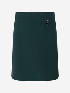 Zeco Girls School Lycra Heart Skirt in Green