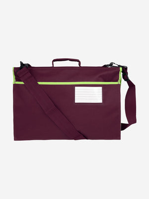 Zeco Kids School Hi-Viz Document Case in Maroon (34cm)