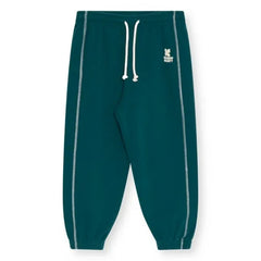 the new society - TNS Logo Esnek Jogger Pantolon | Yeşil