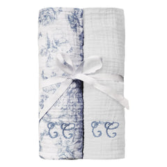 Tartine et Chocolat - Toile de Jouy bezler - 2’li Set | Lacivert