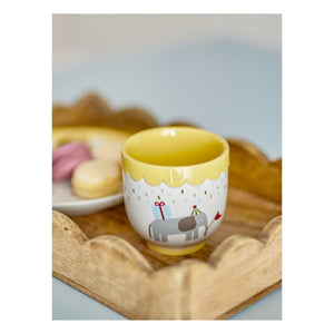 Bloomingville Mini - Celebrate cam bardak | Sarı