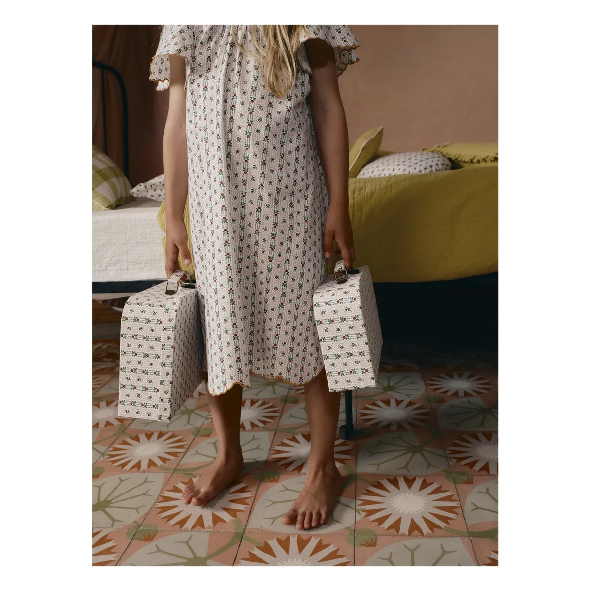 Editions Aimable - Colette قميص نوم | Pommette Poplin