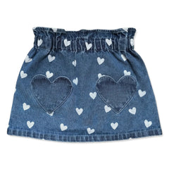 Louis Louise - Teacher Hearts Denim Etek | Mavi