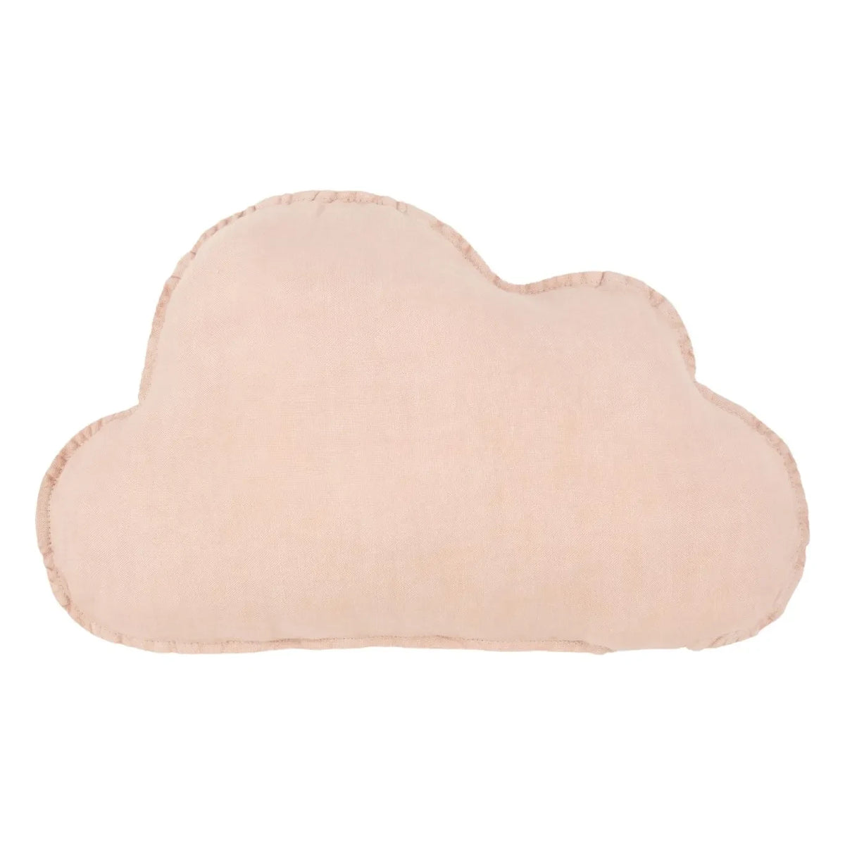 Nobodinoz - Nuage yastık - French Linen | Pudra pembe