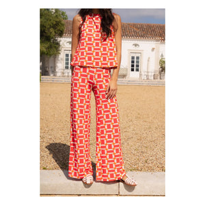 Paloma Collection - Andrea Pink Mama Pantolon - Kadın Giyim | Pembe