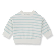1+ in the family - Çizgili Marroig sweatshirt | Badem yeşili