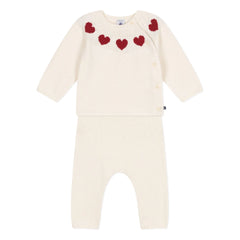 Petit Bateau - 2 Parçalı File Set | Beyaz