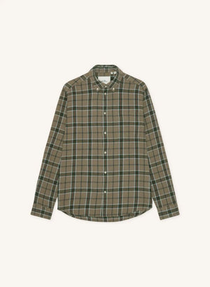 Les Deux - Vintage Kareli Gömlek | Taupe brown