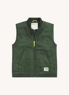 Tumble N'Dry - كوربي سترة بدون أكمام | أخضر غامق