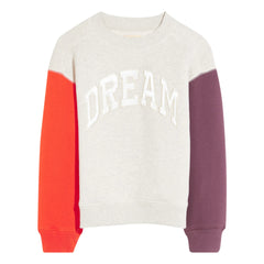 Bellerose - Fadol Renk Bloklu sweatshirt | Gri melanj