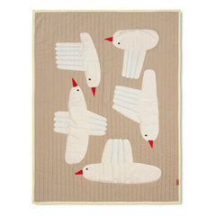 Ferm Living Kids - Bird بطانية قطنية