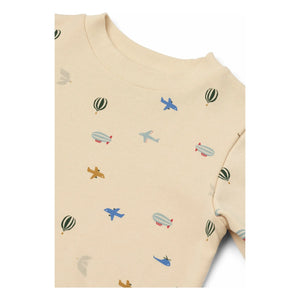 Liewood - Thora Aviator organik pamuklu sweatshirt | Ekru
