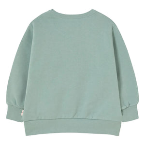 Tinycottons - Swan Sweat Organik Pamuk | Gri mavi