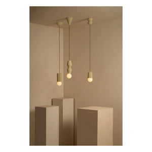 Schneid Studio - Stucco 3 seramik sarkıt lamba | Fıstık yeşili