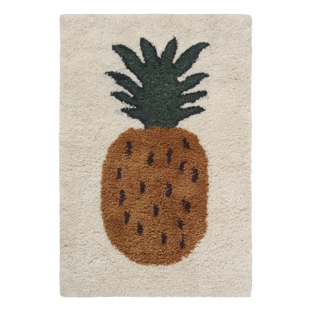 Ferm Living Kids - Fruiticana Ananas Yün Halı