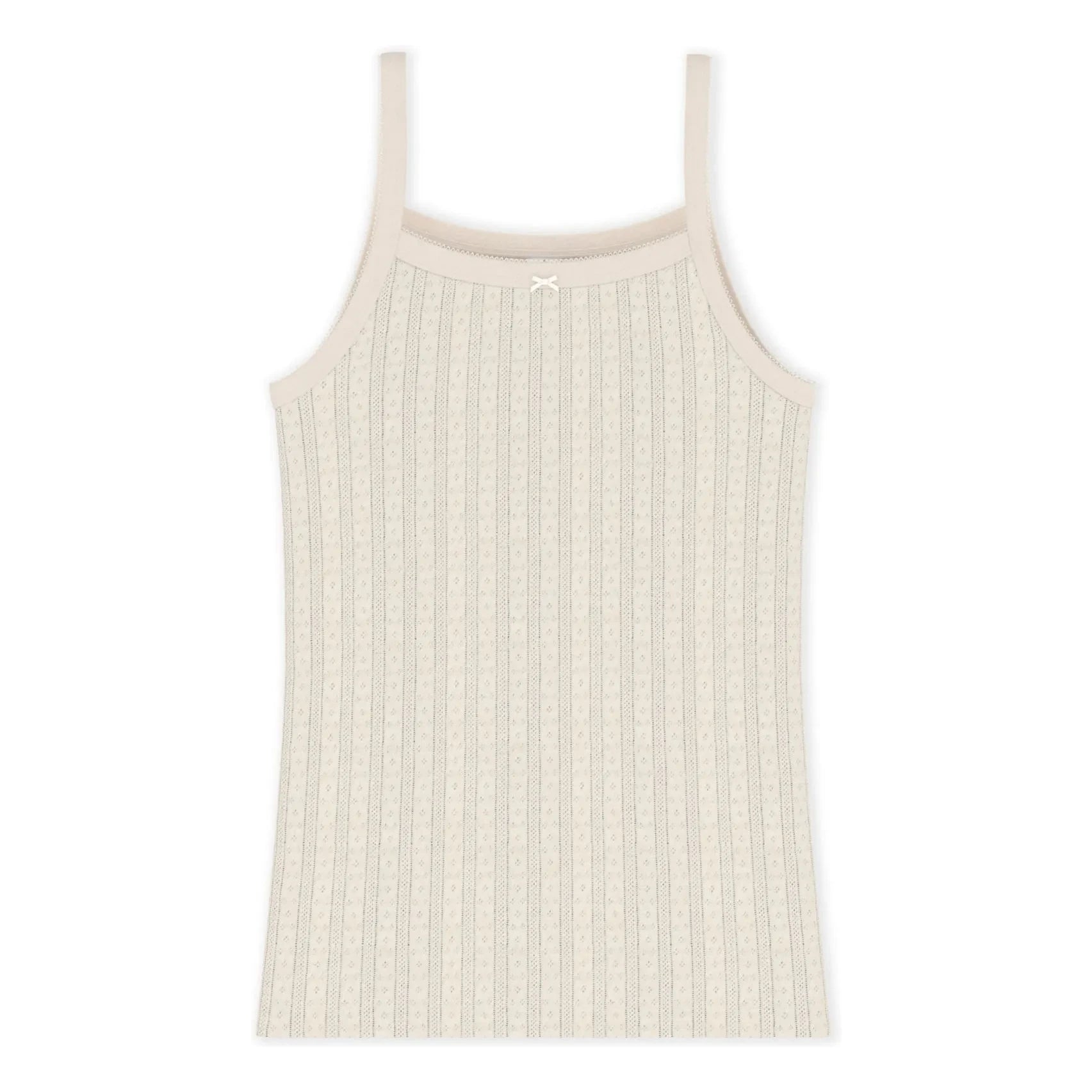 Petit Bateau - Ajurlu atlet | Ecru