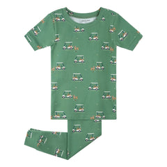 Petit Lem - Pyjama Golfettes Organik Pamuk ve Modal | Orman Yeşili