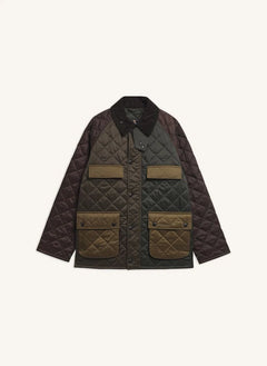 Barbour - Bedale SugarLump Kapitone Ceket | Haki