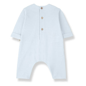 1+ in the family - Pointelle Margot tulum | Soluk mavi