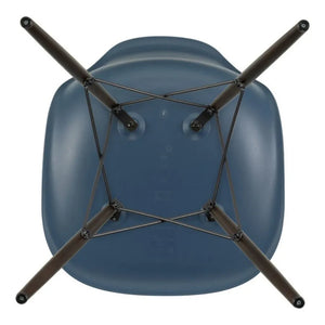 Vitra - DSW plastik sandalye - akçaağaç taban - Charles & Ray Eames | Deniz mavisi
