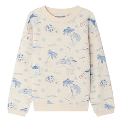 Bonpoint - Tonino Ile organik pamuk sweatshirt | Ekru