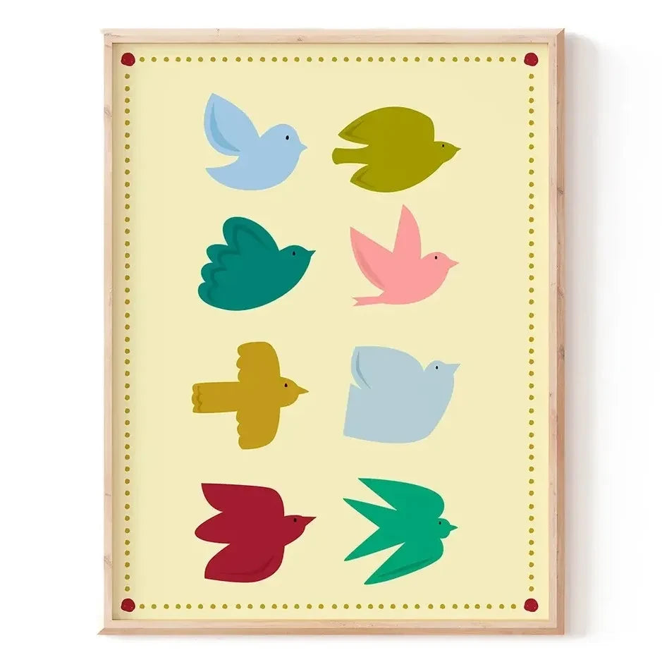 Ma petite vie - Twins Birds Poster | كريم