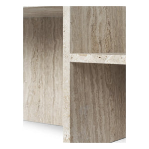 Ferm Living - Distinct Traverten Sehpa | Bej