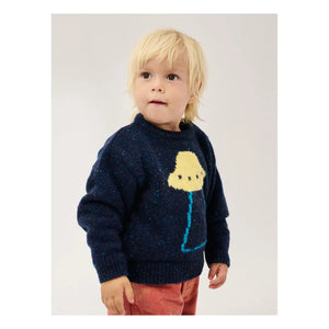 Bobo Choses - Baby Wool Saucer Kazak | Lacivert