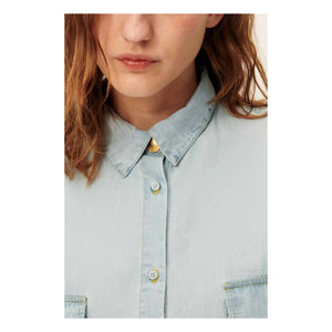 Sessùn - Fresqua Denim Elbise | Açık mavi