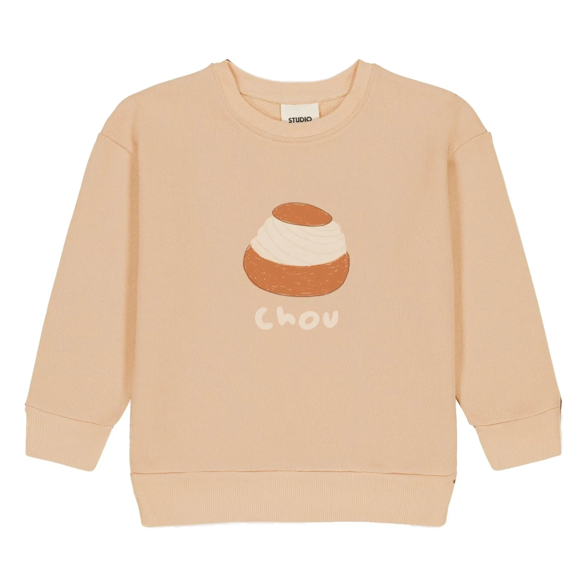 Studio Bohème - Bart Chou organik pamuk sweatshirt | Bej