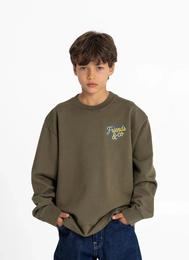 Smallable Kid - Favio Friends & Co قميص سويت شيرت قطني عضوي | فيردغريس