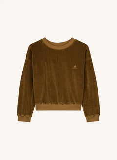 We Are Kids - Sweat Nat Velours Bio | Kahverengi