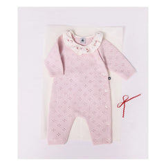 Petit Bateau - Yün Ajurlu Tulum | Pembe