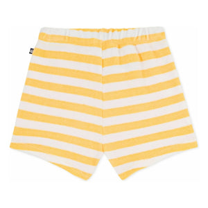 Petit Bateau - Çizgili Terry Şort | Sarı