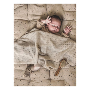 My Little Freckle - Organik Pamuk Pointelle Battaniye | Bej