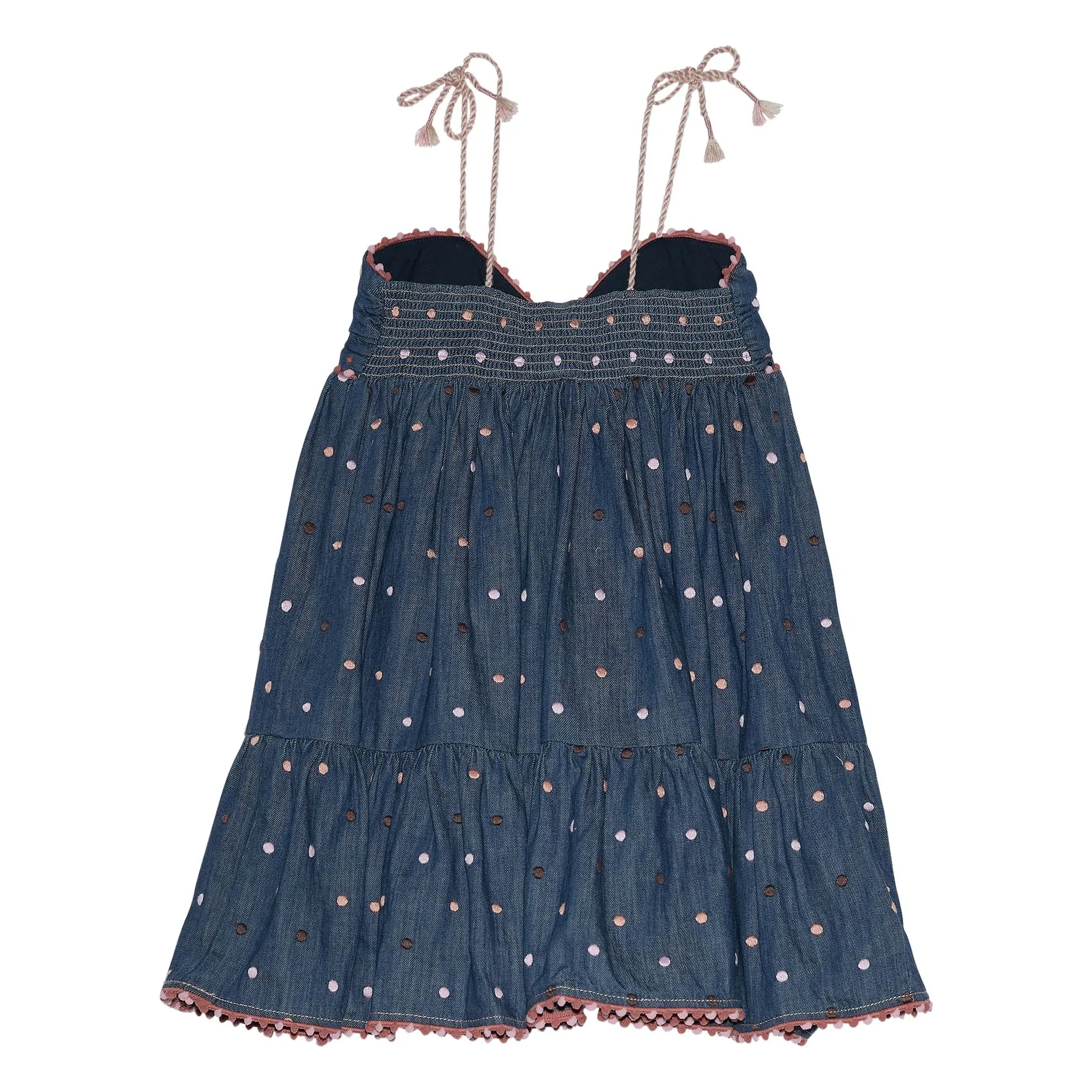 Zimmermann - Awaken Pois Denim Elbise | Koyu Mavi
