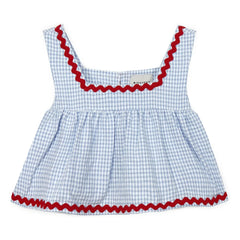 Mipounet - Top Sylvie Vichy | Açık Mavi