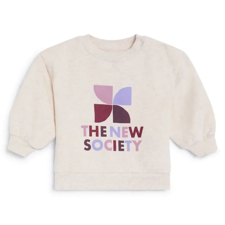 the new society - TNS Baby Logo Sweatshirt | Gri