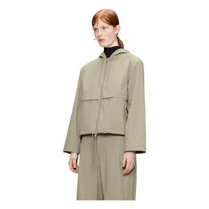 Rains - Suva Hardshell Kısa İpli Ceket W3 | Bej